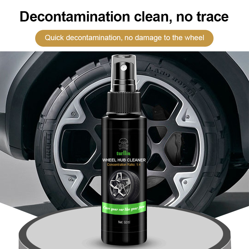 High Effective 50ml Alloy Wheel Cleaner Auto Wheel Hub Cleaner Spray Alloy Wheel Rim Foamy Cleaner