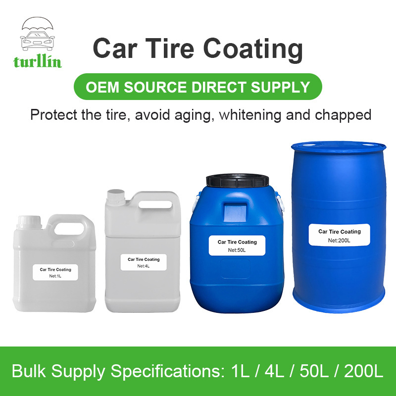 Factory OEM Wholesale Car Tire Nano Ceramic Coating Bulk Guaranteed Lasting High Gloss Car Tire Coating Auto Type Coating