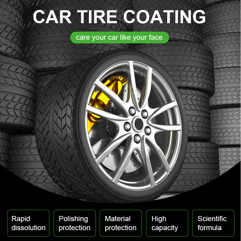 Factory OEM Wholesale Car Tire Nano Ceramic Coating Bulk Guaranteed Lasting High Gloss Car Tire Coating Auto Type Coating