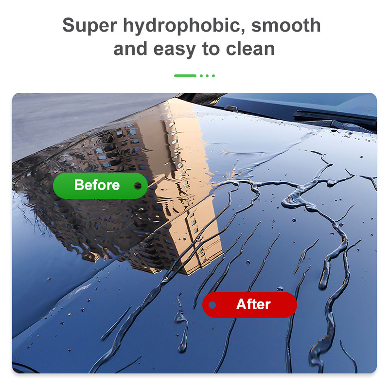 Wholesale Bulk OEM High Glossy Hydrophobic Car Polish Care Ceramic Nano 2022 Coating Ceramic Coating waterless car wash