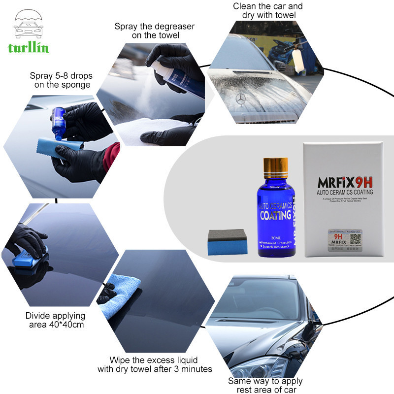 New Arrival Factory OEM Car Detailing Products mrfix Nano Ceramic Coating  for Car Paint Automotive Ceramic Coating For Car Care