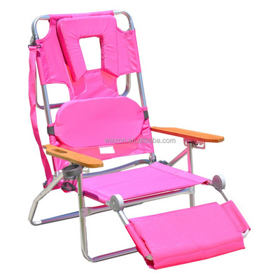 Lay Face Down Folding Reclining Beach Lounge Beach Chair