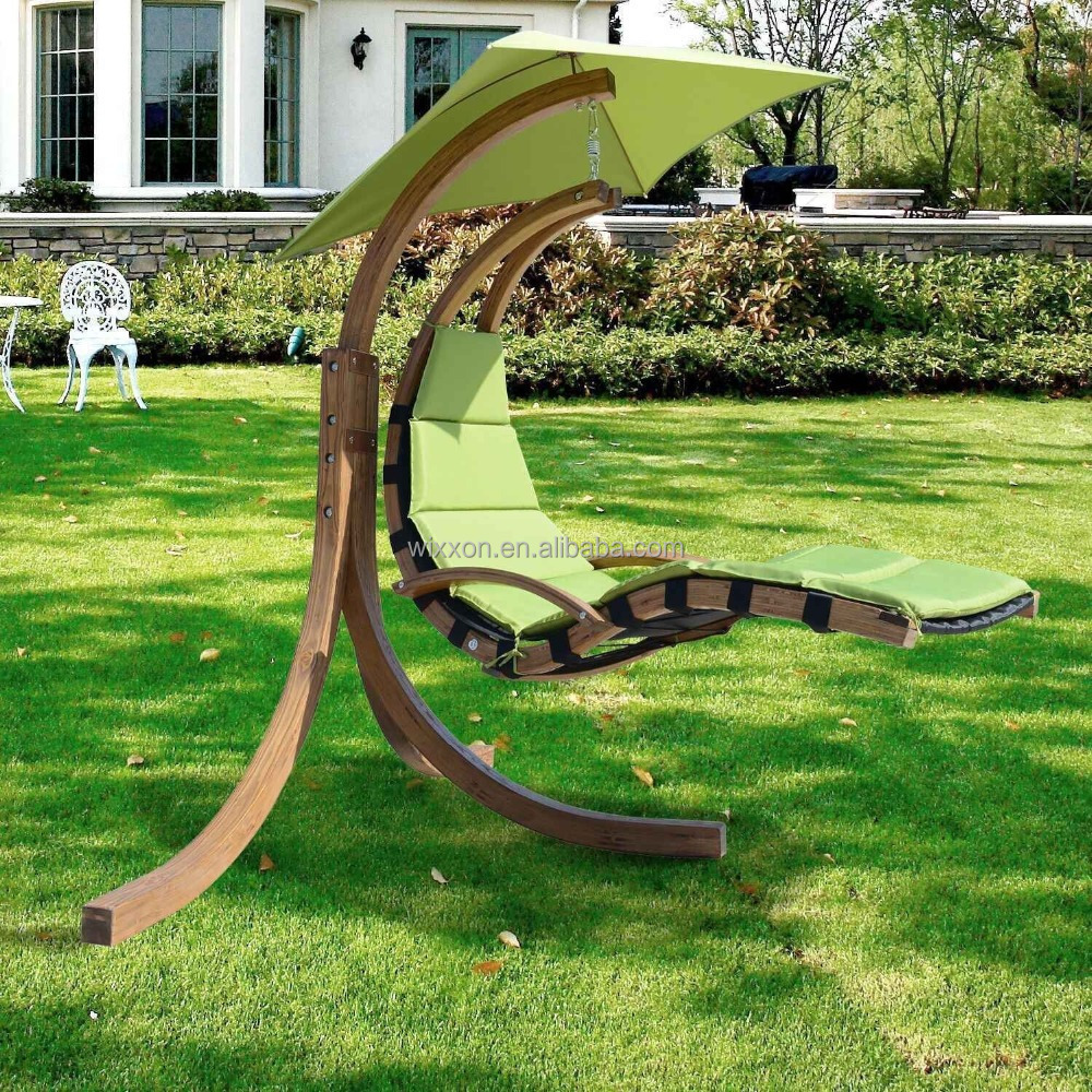 Garden Wooden Patio Single Seat Swing