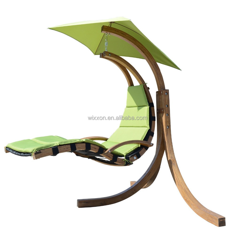 Garden Wooden Patio Single Seat Swing