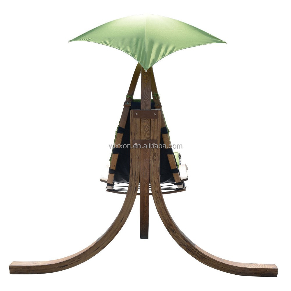 Garden Wooden Patio Single Seat Swing