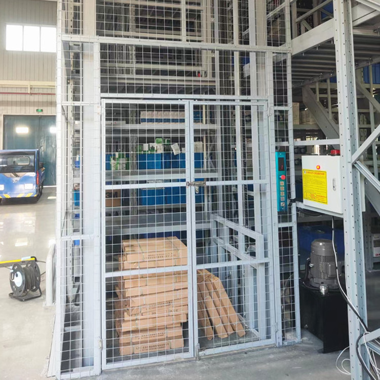 CE approved WIZ factory warehouse hydraulic two floor cargo used freight elevators for sale