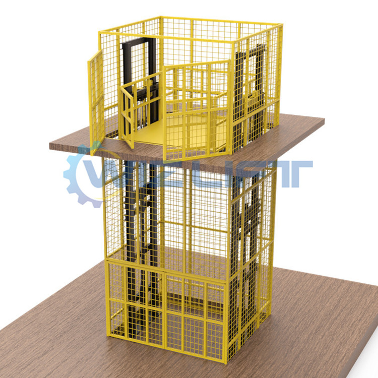 Hot sale warehouse mezzanine goods cargo pallet forklift heavy duty elevators