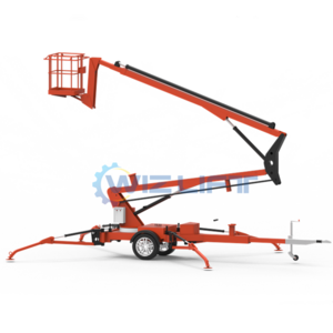 Hot sale one man self propelled boom lift truck mounted hydraulic lifting platform