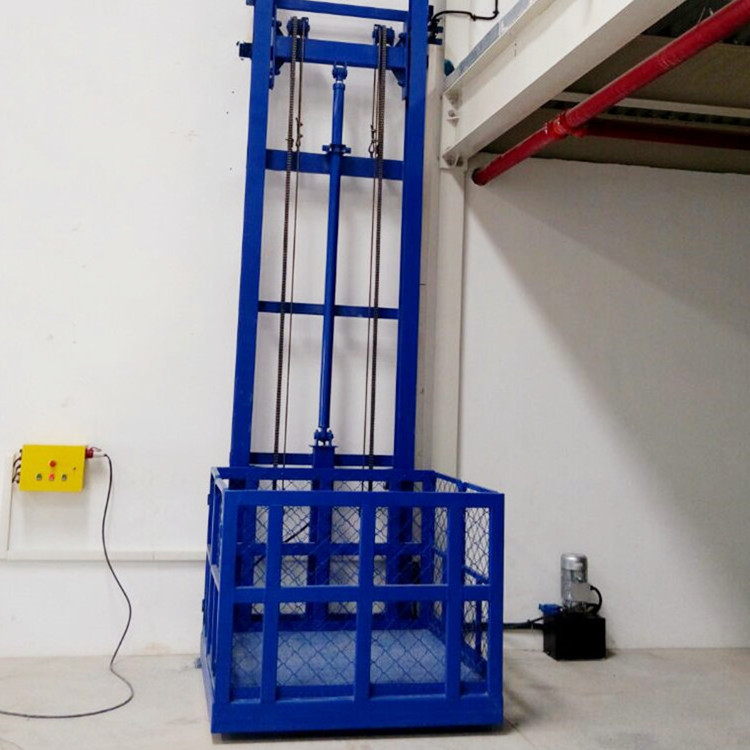 Hot sale warehouse mezzanine goods cargo pallet forklift heavy duty elevators