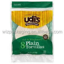 different kind of plastic bag/packaging/pouch for Tortillas wraps of suppliers