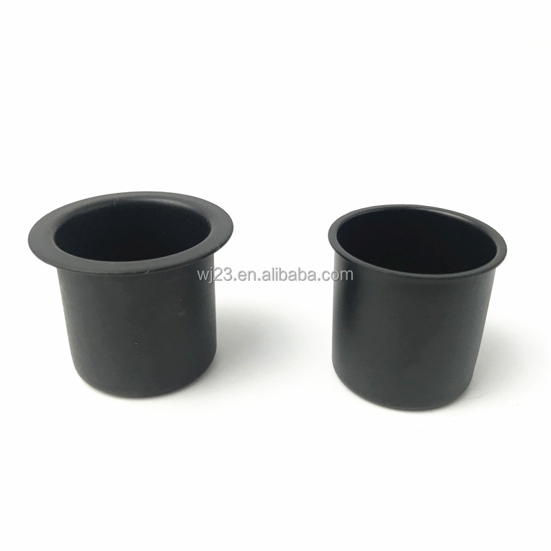 black paint iron small cup votive metal candle holder