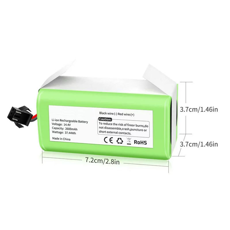 OEM ODM 14.4v 2600mAh Replacement Battery for Deebot N79s, Li-ion Rechargeable Battery Compatible with Ecovacs Deebot N79S DN622