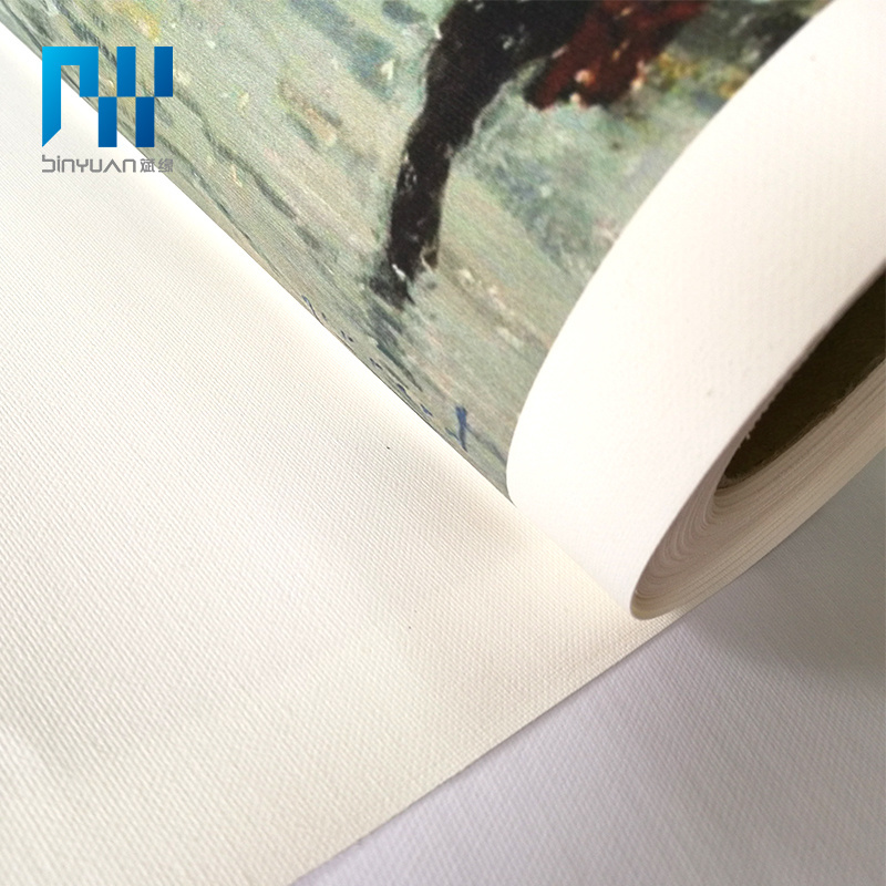 Matte art inkjetting canvas printing painting blank canvas 100% cotton canvas rolls