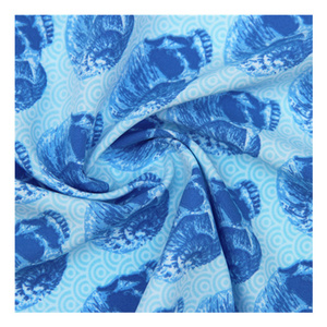 Danlu Textile plain silk Vietnam fabric  polyester satin fabric for sublimation printing satin fabric for garment