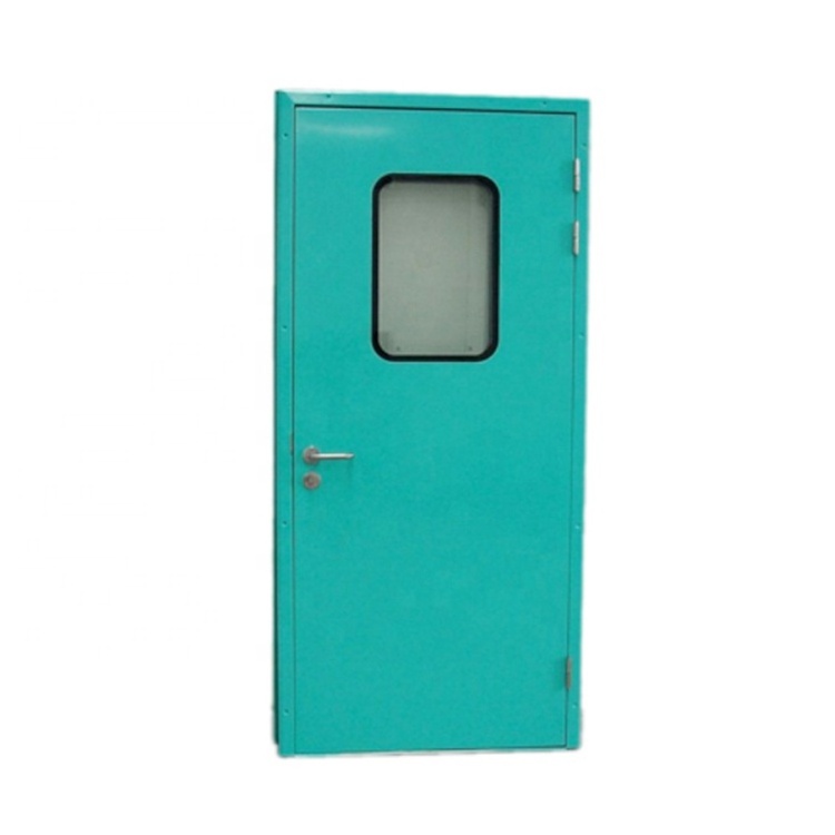 ISO Stainless Steel Swing Clean Room Door Hospital Door Steel Sliding Double Doors