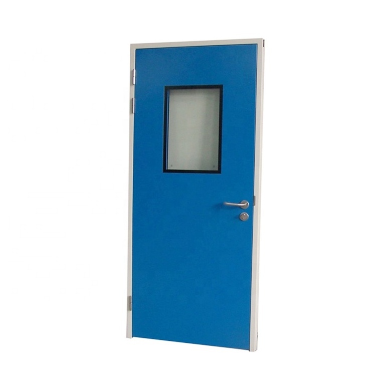 ISO Stainless Steel Swing Clean Room Door Hospital Door Steel Sliding Double Doors