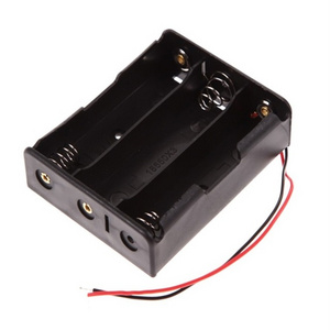 3x18650 Series Battery holder with Red Black Wire