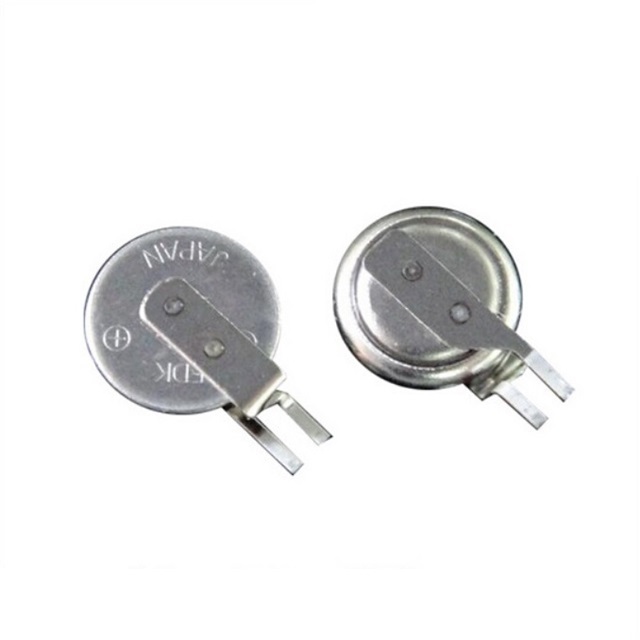 Rechargeable button cell MS614 battery with solder tabs