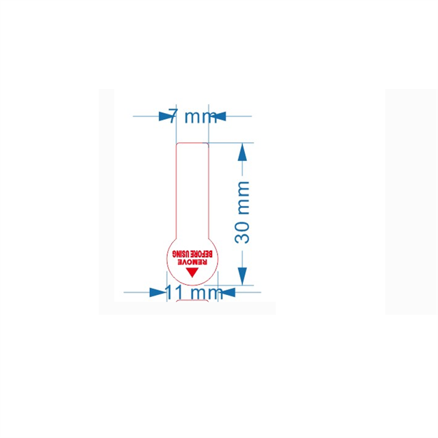 PET material separator insulation tab for CR series battery and dry Battery