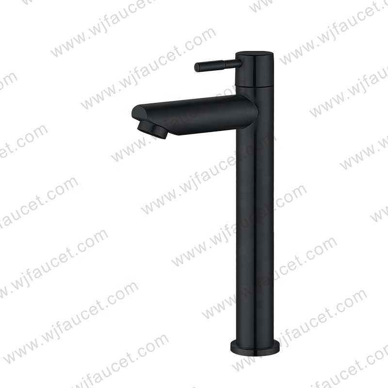 Oil Rubbed Bronze Deck Mounted High End Tall Single Line Handle Bathroom Basin Water Faucet