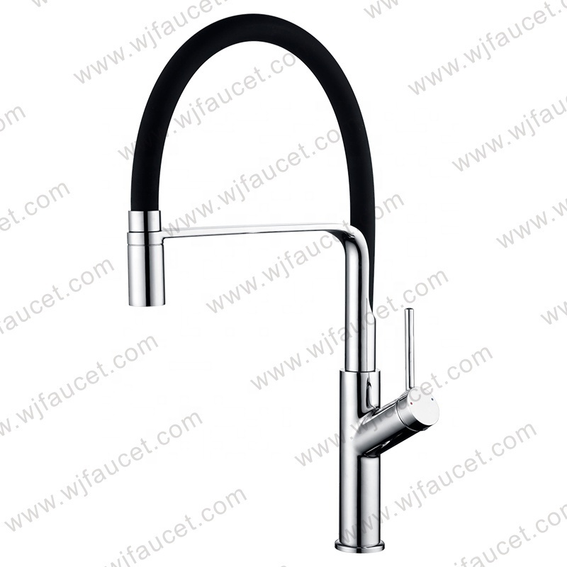 Torneira Para Pia De Cozinha Gourmet Universal 1080 Degree Swivel Faucet Stainless Steel Flexible Hose Black Kitchen Faucets