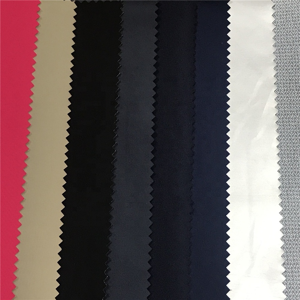 Breathable waterproof polyester fabric 40D nylon 4 way stretch laminate PTFE membrane for outdoor garment