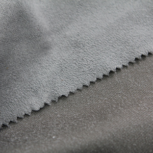 China direct textiles 100% polyester adhesive backed suede fabric,synthetic leather suede fabric