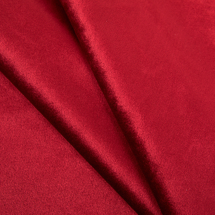 high quality 100% polyester microfiber brushed polyester silk velvet fabric for sofa fabric