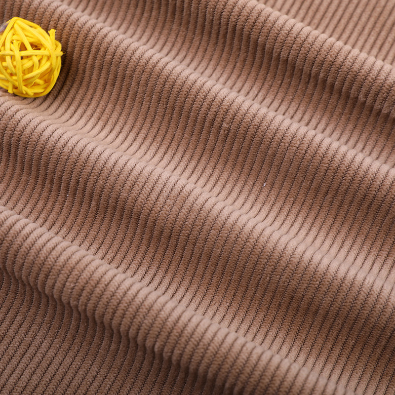 high quality warp knitting  t400 100%polyester 8w corduroy fabric for pillow