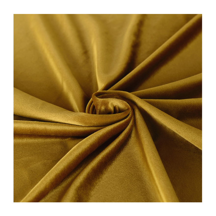 high quality 100% polyester microfiber brushed polyester silk velvet fabric for sofa fabric