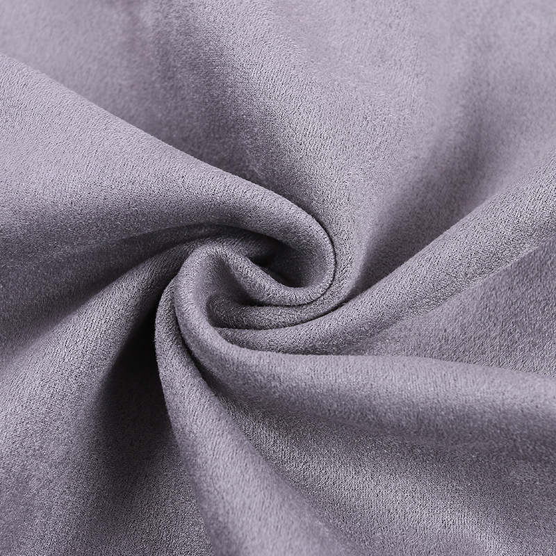 high quality scuba suede fabric microfiber polyester spandex fabric suede fabric for clothes