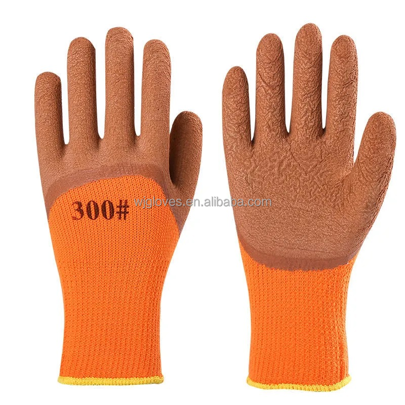 Hot Sale Hand Warming Heat Resistant Protection Pvc Work Gloves Winter Industry Single-Size Safety