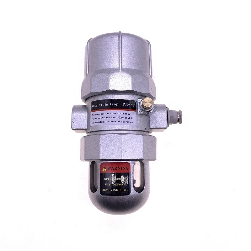 2pcs/lot PA-68/PB-68 auto drain valve drain trap for air dryer with 1/2'' NPT 0-16bar /0-80 degerees