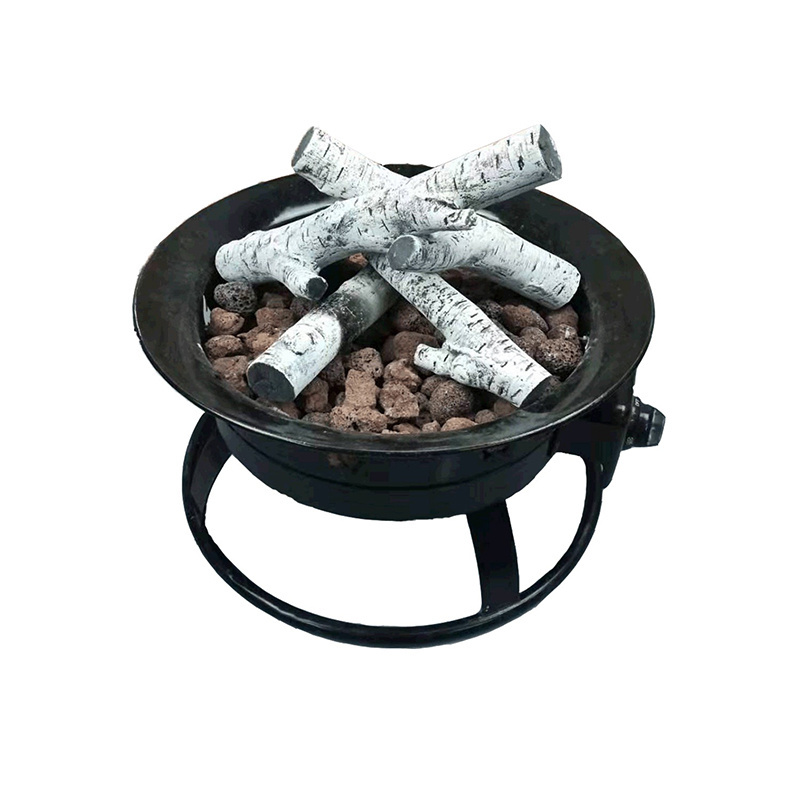 Fireplace Accessories Petite firepit Ceramic decorative Wood Gas Fireplace Log Set bonfire campfire