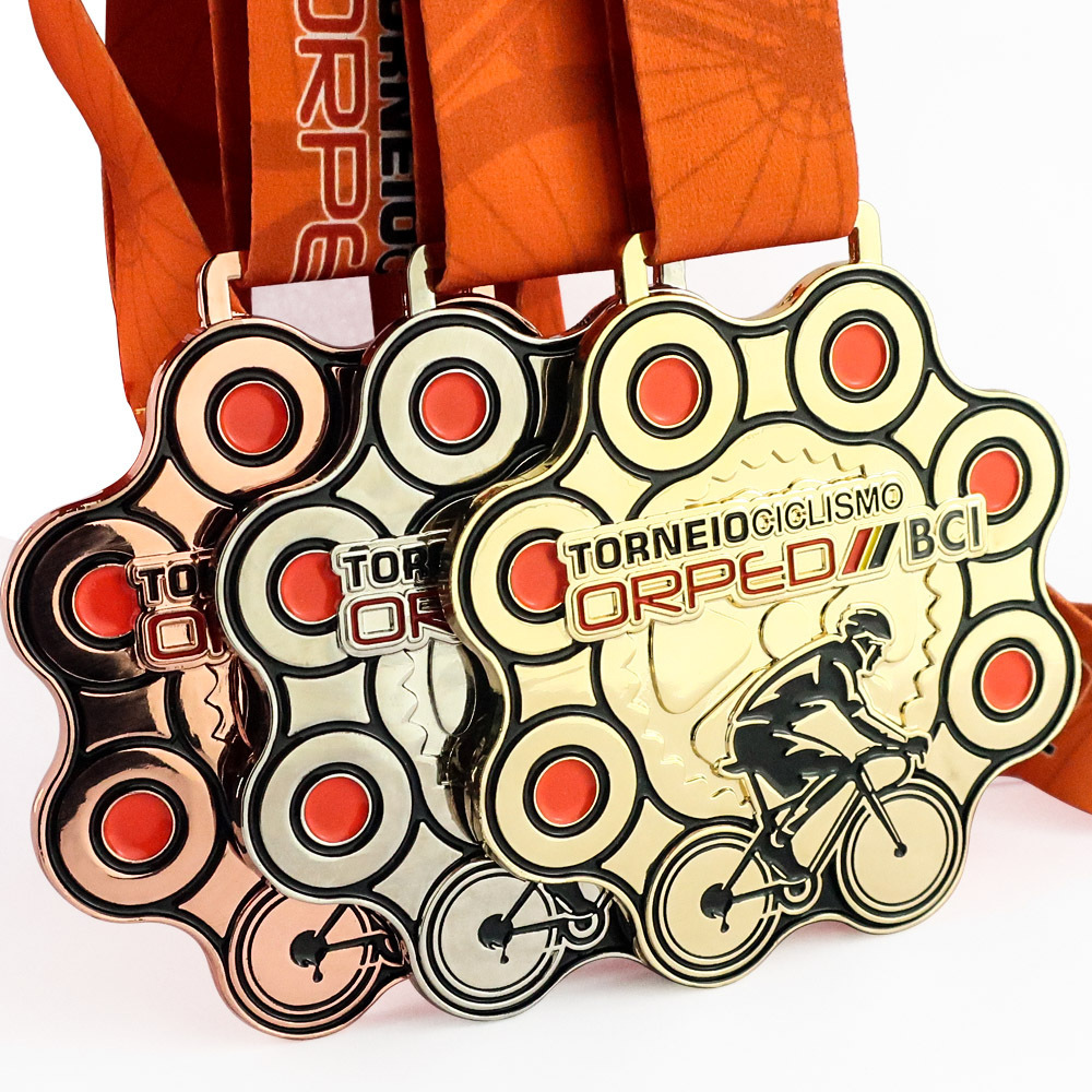 Manufacturer custom high quality metal 3D marathon sport medal