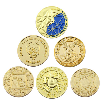 Customized gold plated tungsten coin gold plated coin gold coin Of Low Price