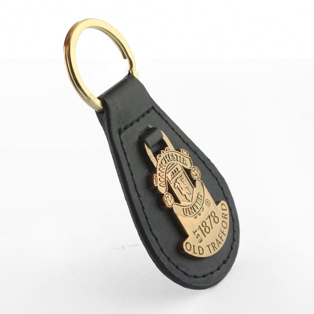 High Quality Wholesale Customized LOGO Leather Key Chain Loop Clip For Key Pu Leather Key Chains Ring Braided Leather Keychain