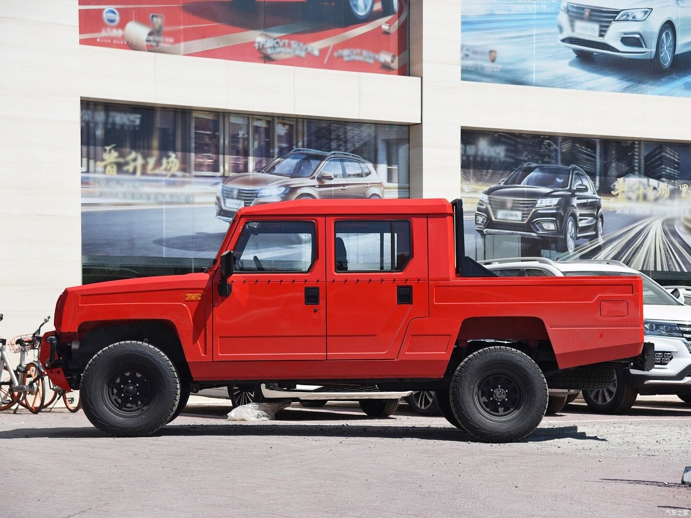 Baw Baic Jeep Warrior red 2021-2024 Cheapest Used Pickup 3.2T Diesel 4x4 Off Road UsedMilitary Pickup Truck Used Cars