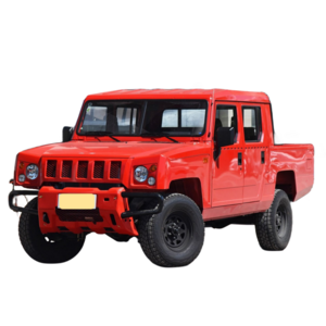 Baw Baic Jeep Warrior red 2021-2024 Cheapest Used Pickup 3.2T Diesel 4x4 Off Road UsedMilitary Pickup Truck Used Cars