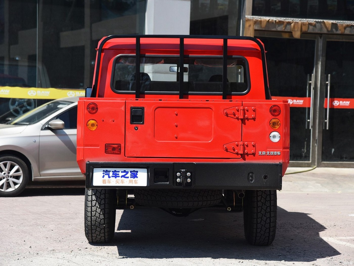 Baw Baic Jeep Warrior red 2021-2024 Cheapest Used Pickup 3.2T Diesel 4x4 Off Road UsedMilitary Pickup Truck Used Cars