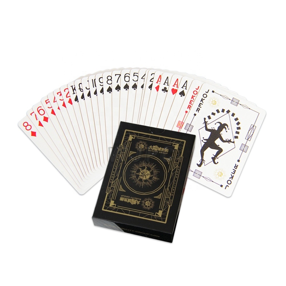 Different Designs Material Casino Printing Custom Playing Card With Box