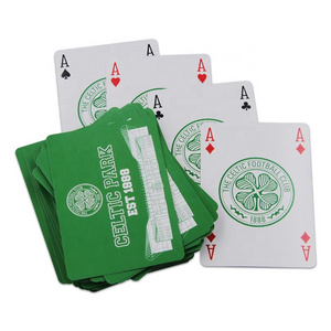 Top Quality Waterproof Plastic Green Blank American Club Special Playing Cards