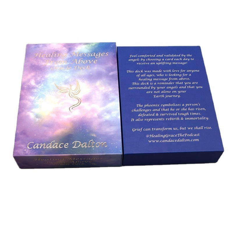 High Quality Mini Supplied Factory Paper  Custom Healing  Deck Wholesale Printed Oracle Cards