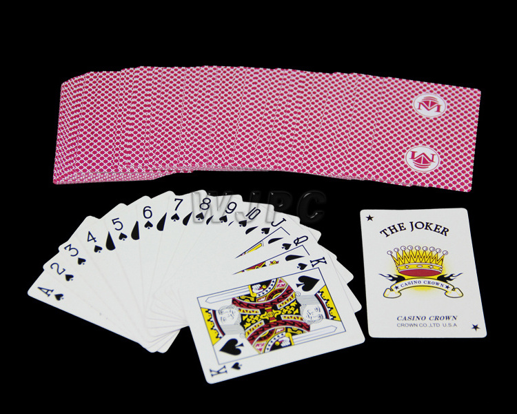 Popular Poker Customized Casino Playing Cards Wholesale With Company Logo