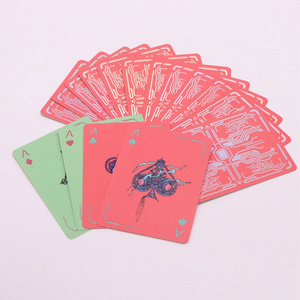 Personalized Sexy Japanese Nude Women Girl Poker Cards Rfid Pink Playing Cards With Case