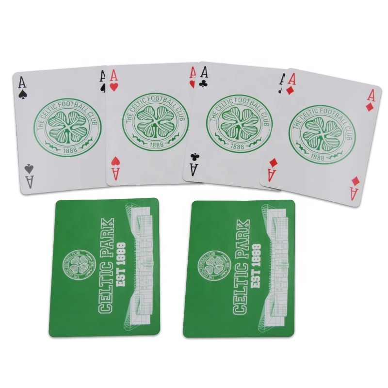 Top Quality Waterproof Plastic Green Blank American Club Special Playing Cards