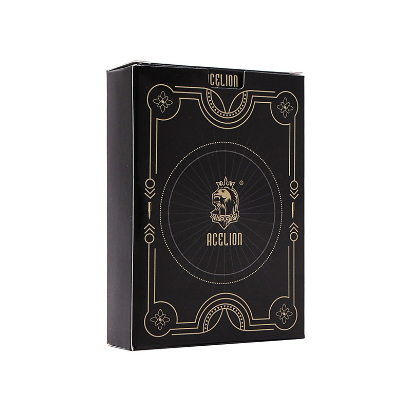 Custom LOGO Printing Paper holographic marking personalised 54 plastic pvc poker waterproof black playing cards