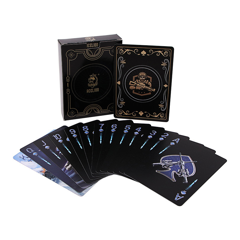 Print 280gsm Blue Core Paper Custom Adult Sexy Gift Playing Cards Gambling Deck Luxury  54 Poker Card Paper Playing Cards