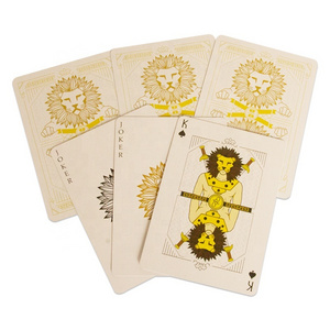 Wholesale Exquisite Fashion Carbon Fiber PVC Marked Fournier Playing Cards