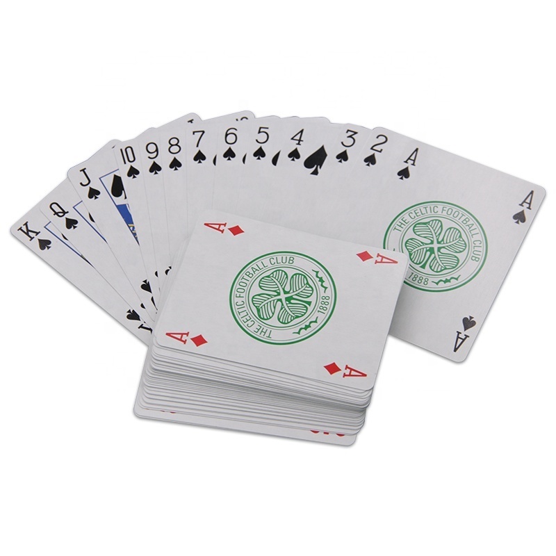 Top Quality Waterproof Plastic Green Blank American Club Special Playing Cards